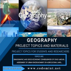 GEOGRAPHY Research Topics