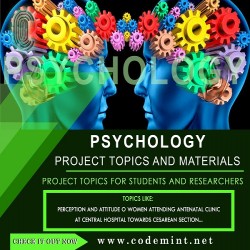 PSYCHOLOGY Research Topics