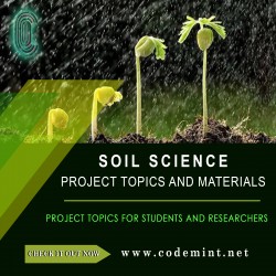 SOIL SCIENCE Research Topics