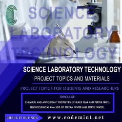 SCIENCE LAB TECHNOLOGY Research Topics