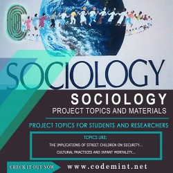 SOCIOLOGY Research Topics