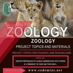 ZOOLOGY Research Topics