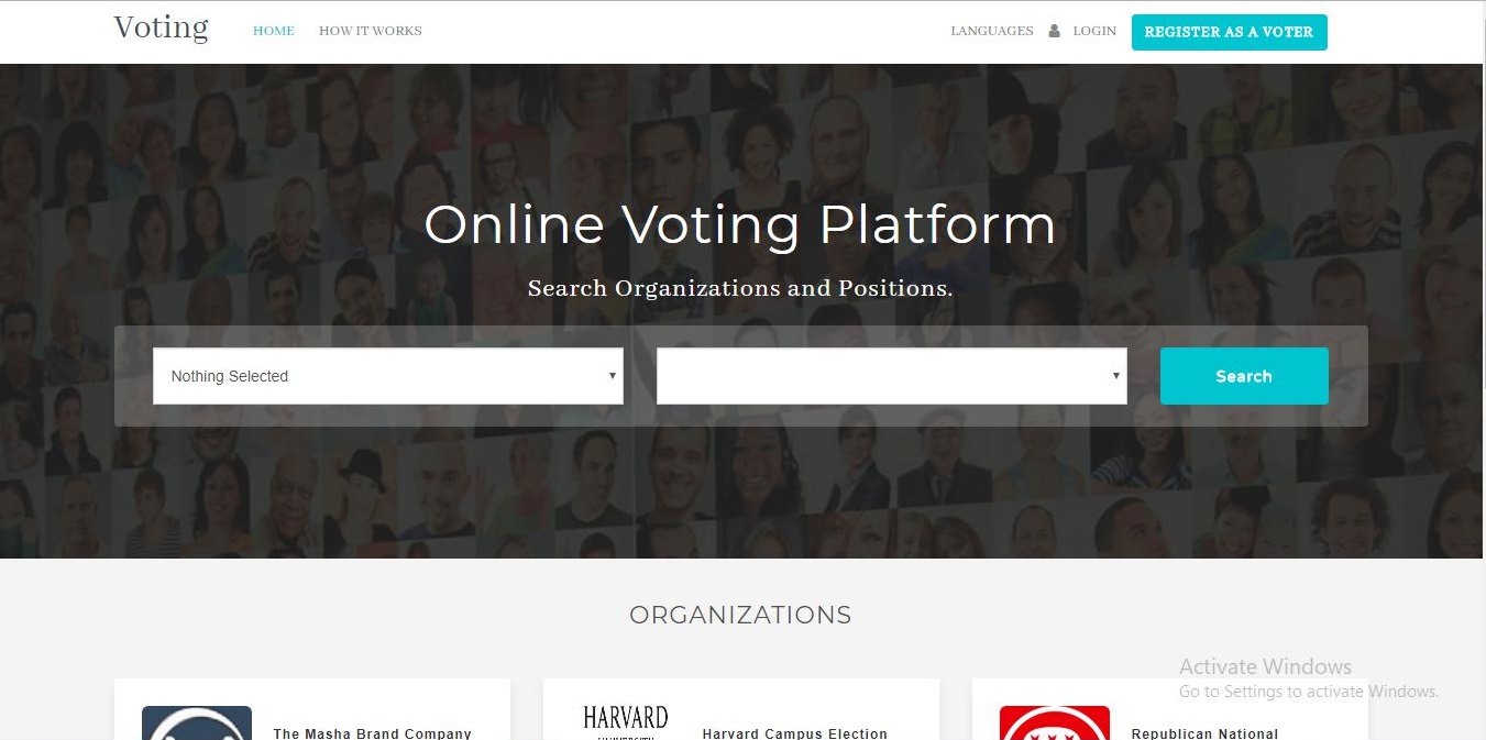 Online Voting Platform Using PHP